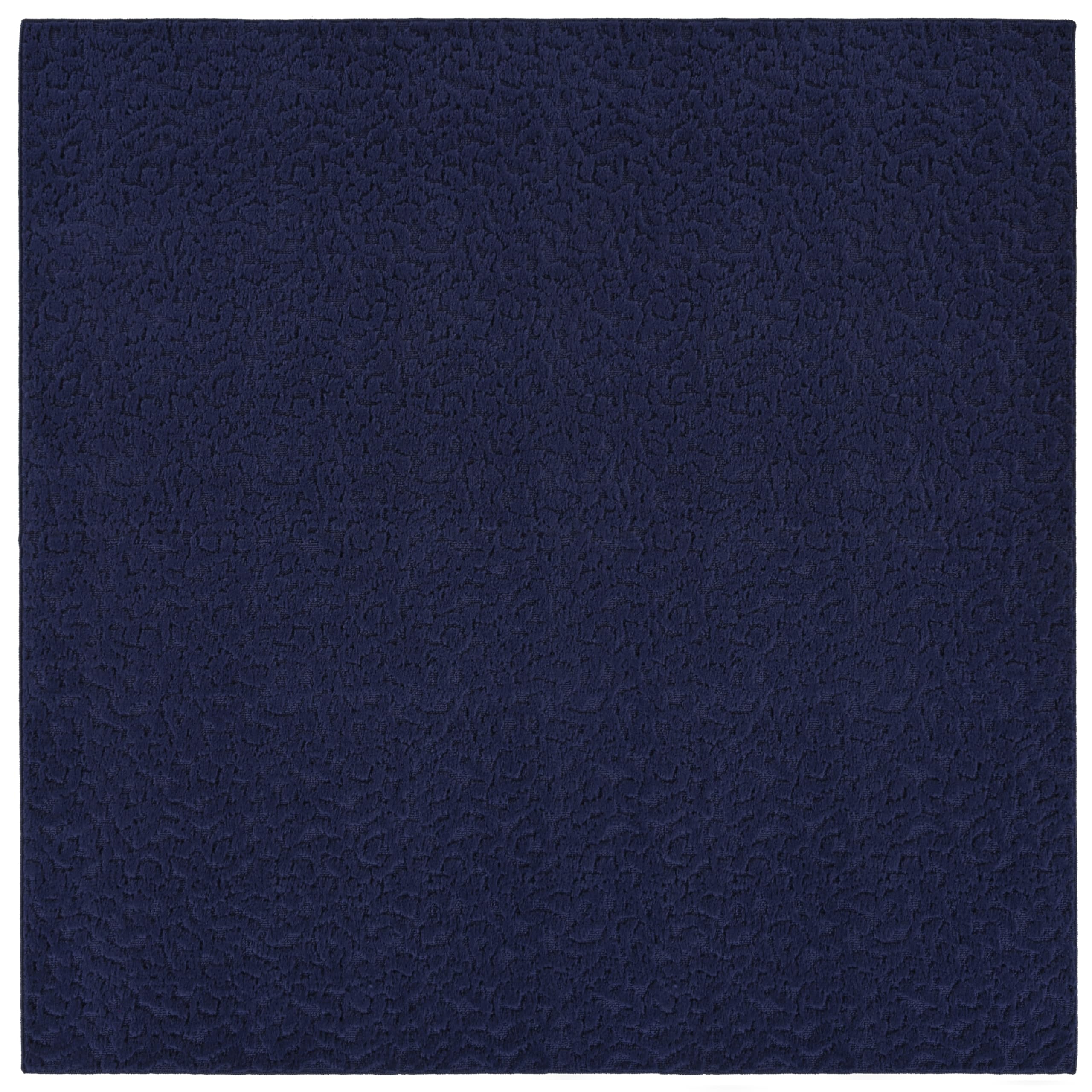 Garland Rug Ivy Area Rug 12x12 Feet Navy Blue - Perfect for Living Room, Bedroom & Home Decor