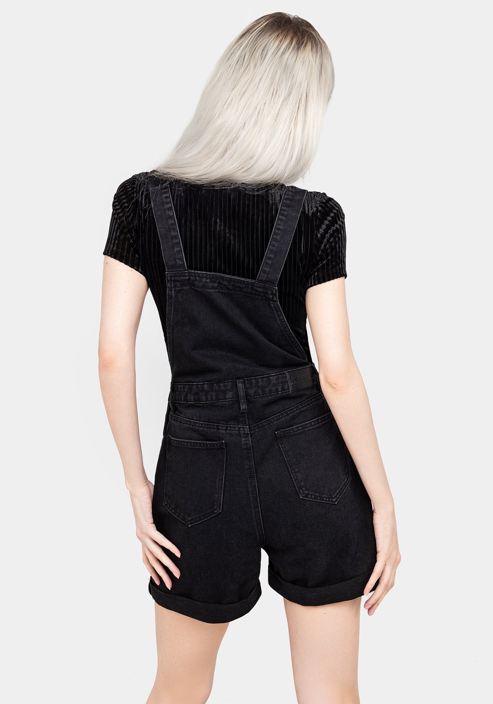 Papillon Embroidered Denim Overalls Shorts for Women - Stylish Summer Fashion for Casual Outings and Music Festivals
