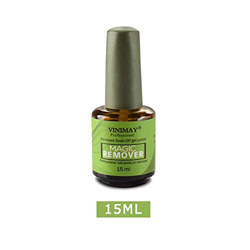 Professional Nail Gel Magic Remover - Soak Off UV Gel Polish & Acrylic Nails | Quick & Easy Nail Art Primer & Degreaser | Perfect for Salon & Home Manicures