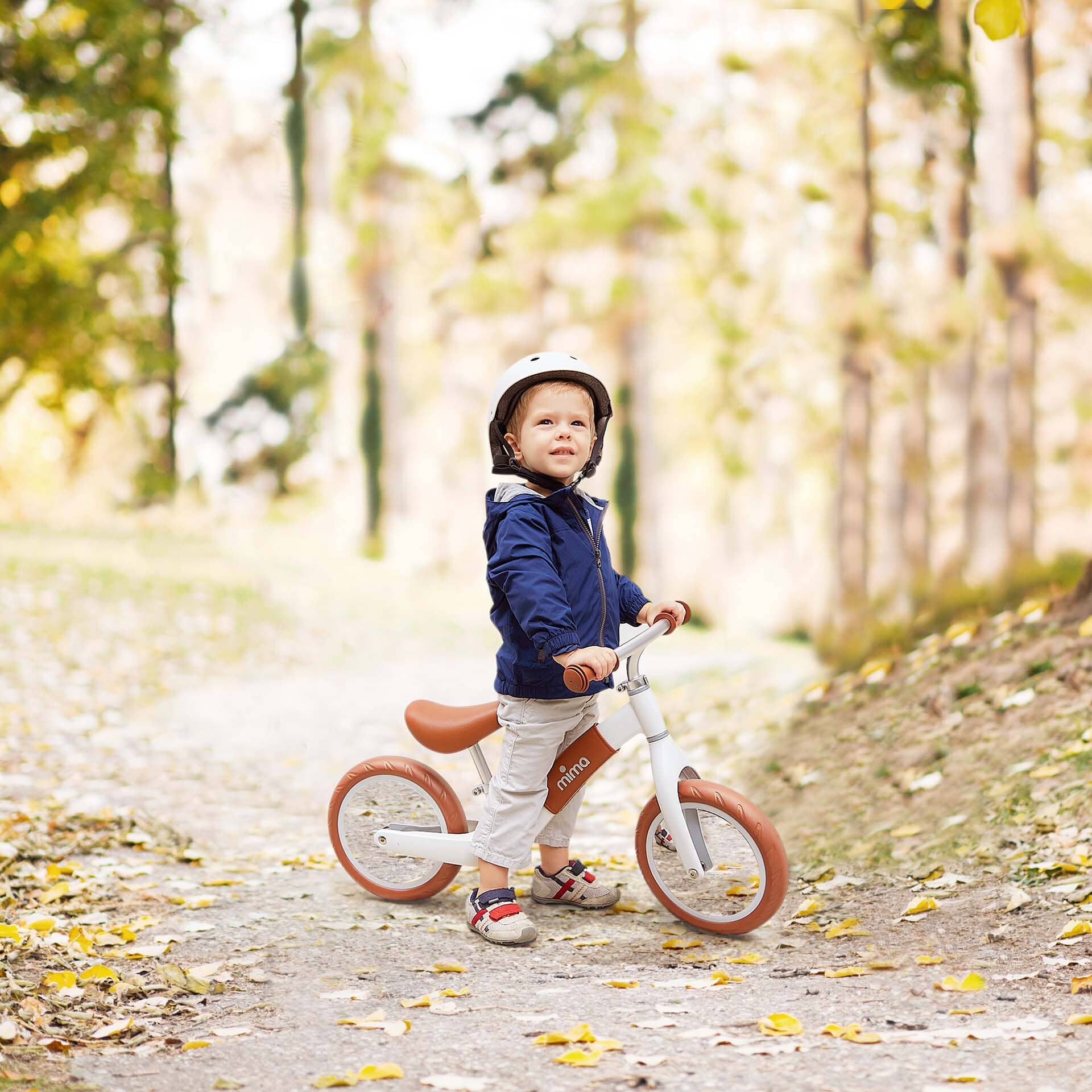 Mima Zoom Balance Bike for Kids - Lightweight Aluminum Frame, No Pedal Training Bike for Toddlers Ages 2-5 - Perfect for Learning to Ride & Outdoor Play