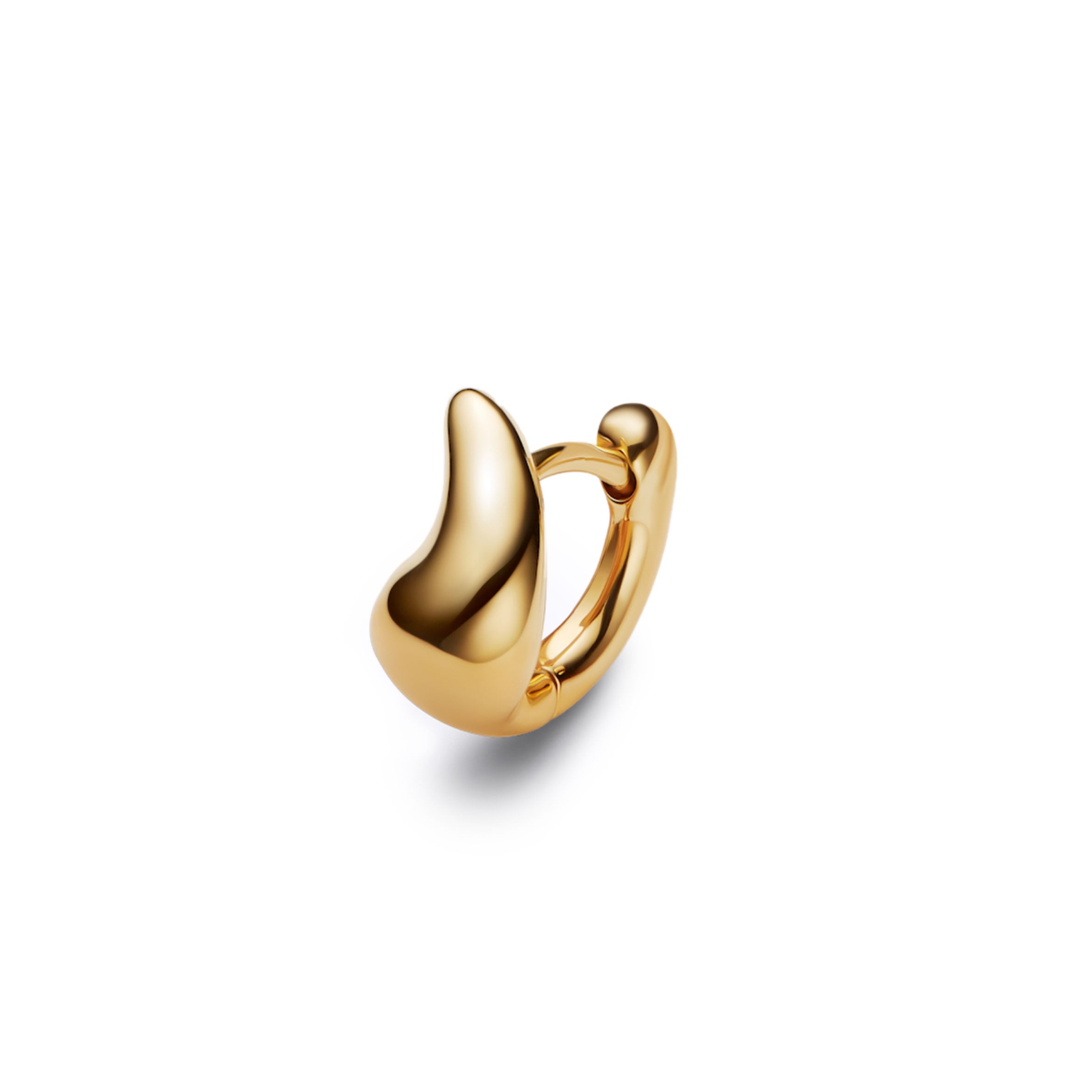 Sagene Trail Huggie Earrings for Women - 14K Gold Plated Hoop Earrings for Everyday Wear | Perfect for Work, Date Night & Casual Outfits
