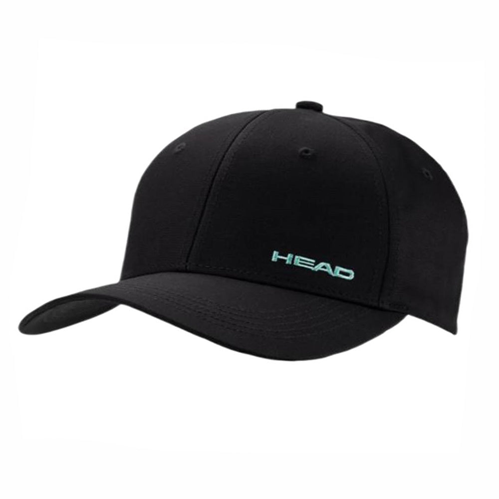 Head Boom Player Hat (Black/Mint) - Stylish Tennis & Golf Cap for Men & Women - Perfect for Outdoor Sports, Casual Wear & Sun Protection