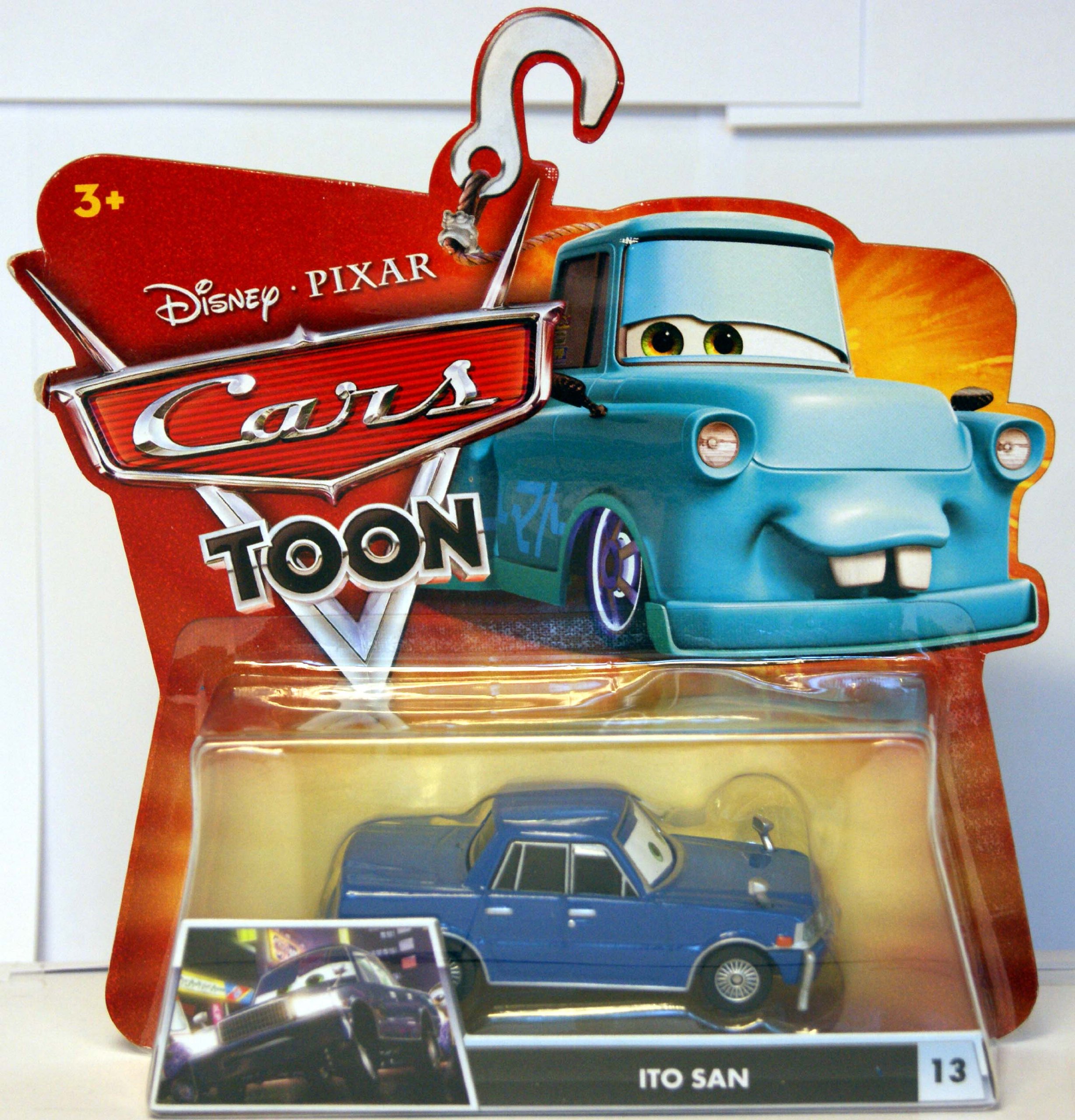 Disney Pixar Cars Toon 155 Die Cast Toy Car - Ito San Character - Collectible Metal Vehicle for Kids & Fans - Perfect for Play, Display & Gifts
