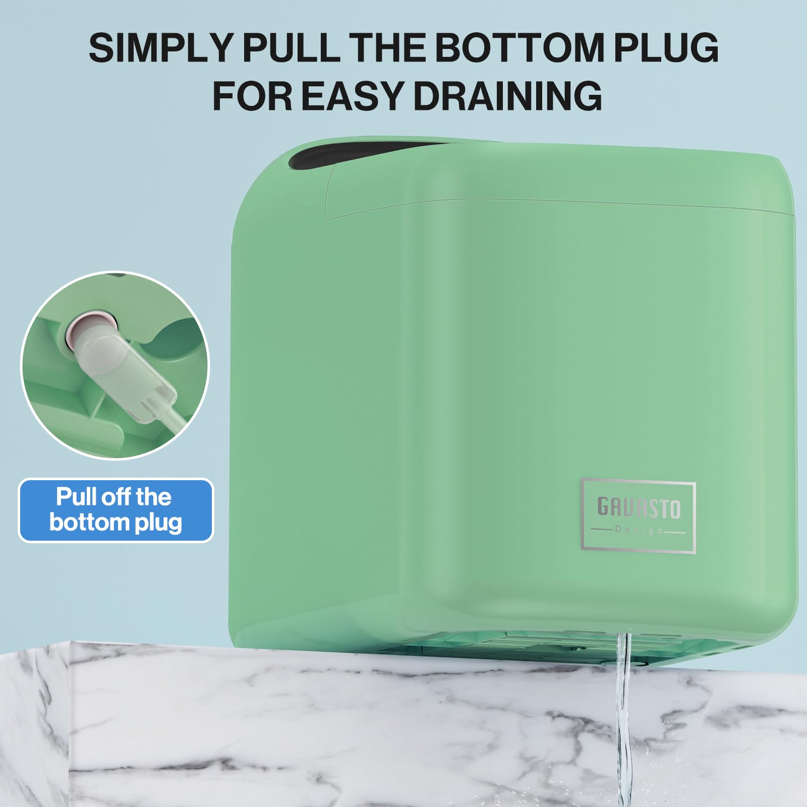 Portable Countertop Ice Maker - 9 Ice Cubes in 6 Minutes, 33lbs/Day Capacity, One-Touch Operation & Self-Cleaning Function with Ice Scoop & Basket for Home, Kitchen, Office, Bar, RV, Parties (Green)