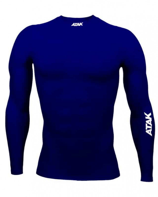 ATAK Compression Shirt for Men - Long Sleeve Workout & Athletic Performance Top - Gym, Running & Sports Apparel