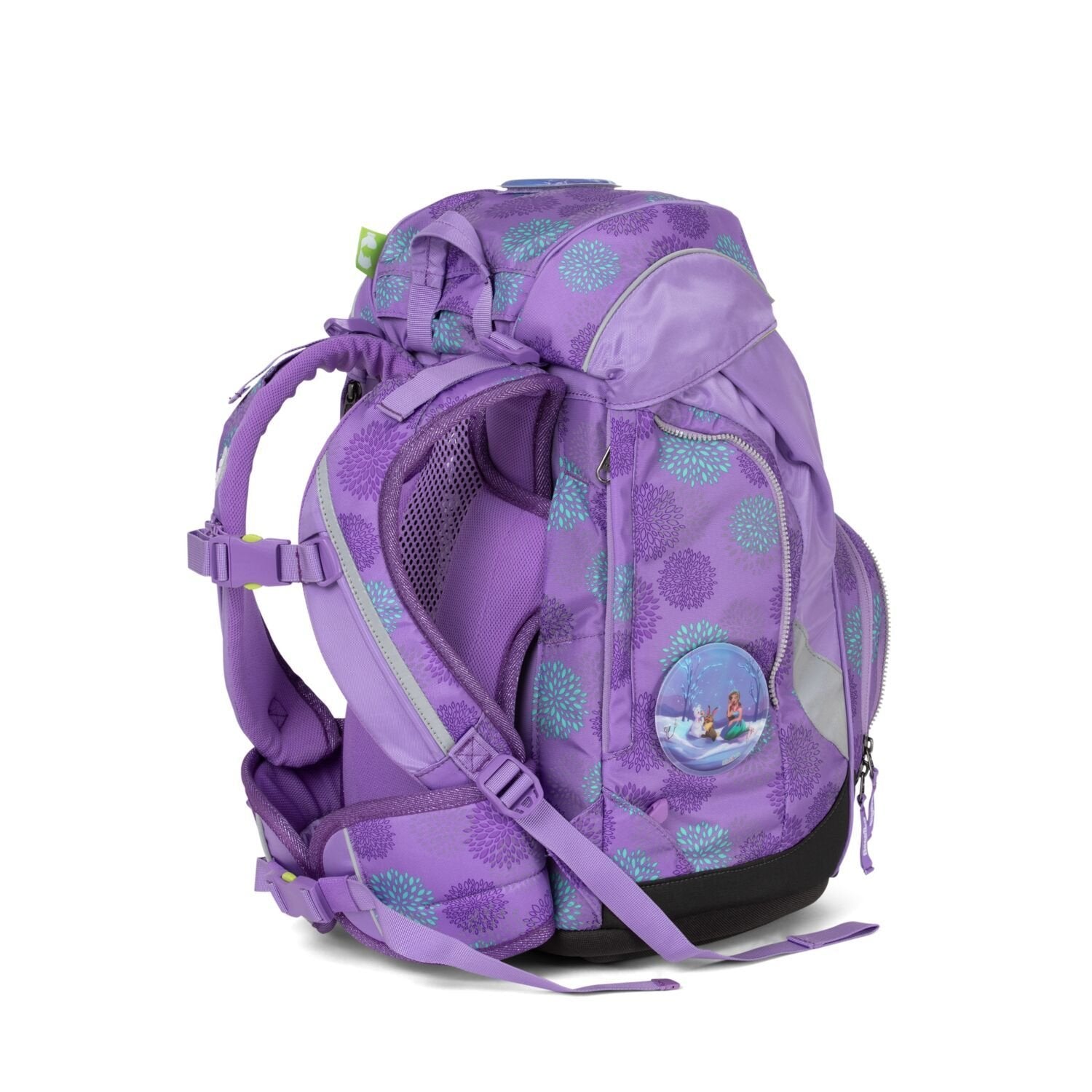 Ergobag School Backpack 6-Piece Set - SleighBear Glow Edition | Lightweight Durable Backpack for Kids | Perfect for School, Travel & Outdoor Adventures