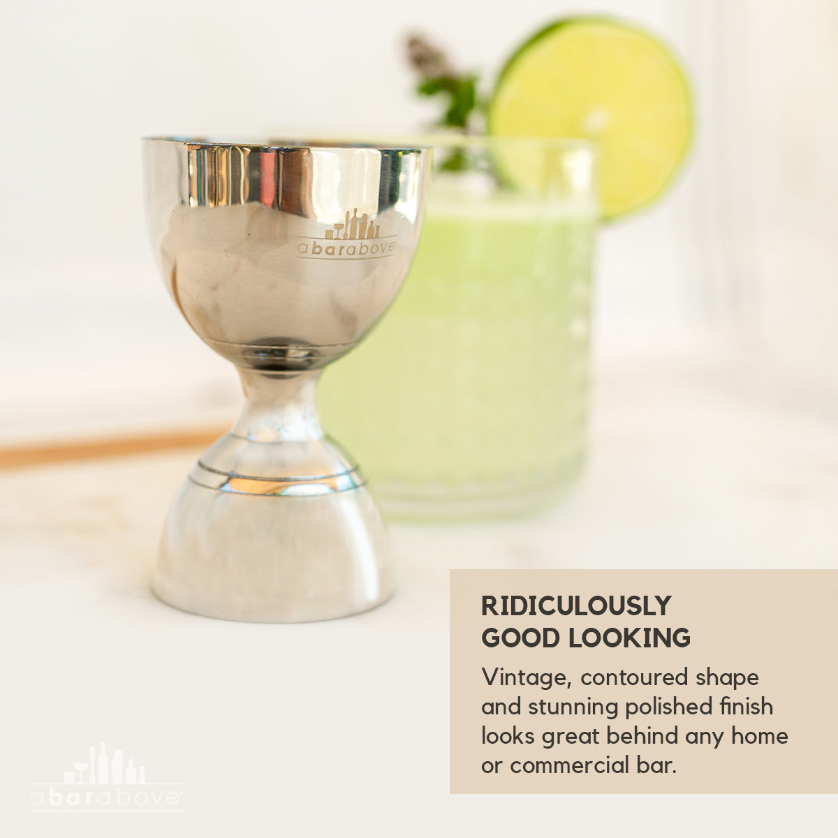 Premium Gold Bell Jigger - Professional Cocktail Mixing Tool for Bartenders - Perfect for Mojitos, Martinis, and Craft Cocktails at Home Bars & Parties