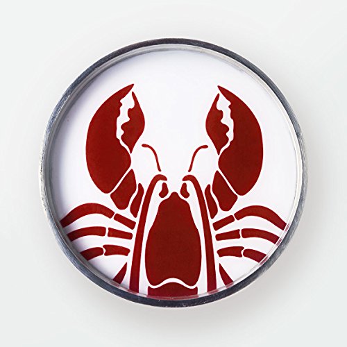 Premium Lobster Wine Bottle Coaster Set - Non-Slip Absorbent Cork Coasters for Wine & Beer Bottles - Perfect for Kitchen, Dining Table, Bar & Party Decor