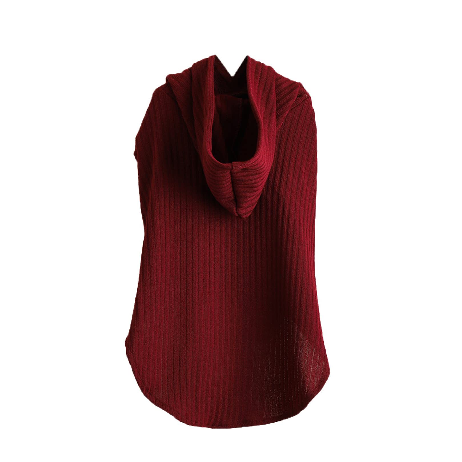 Warm Pet Hooded Sweater for Cats & Dogs - Autumn Winter Thick Waffle Knit Dog Coat, Cozy Two-Legged Puppy Clothing for Cold Weather - Perfect for Outdoor Walks & Indoor Lounging
