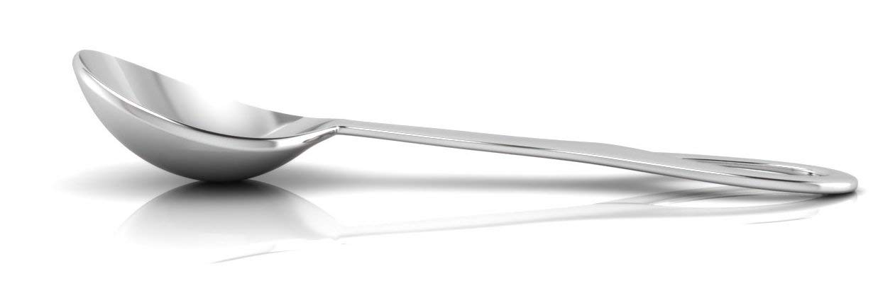 Premium .925 Sterling Silver Baby Feeding Spoon - Engravable Gift for Newborns & Infants - Food Grade Safe & Hypoallergenic - Perfect for First Solids, Weaning & Special Occasions with Elegant Gift Box