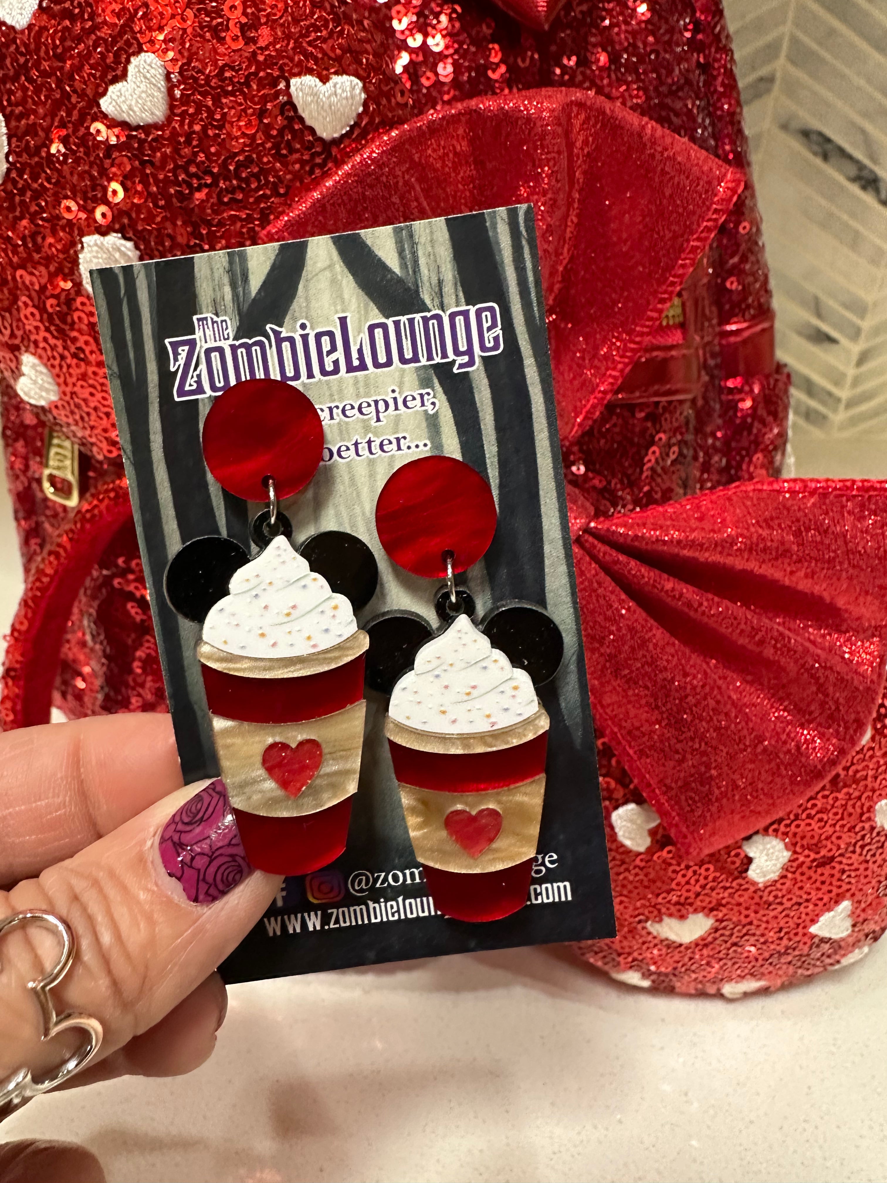 Valentine's Day Mouse Latte Mug - Cute Heart-Shaped Coffee Cup for Couples, Gift for Her/Him - Perfect for Romantic Dates & Anniversaries