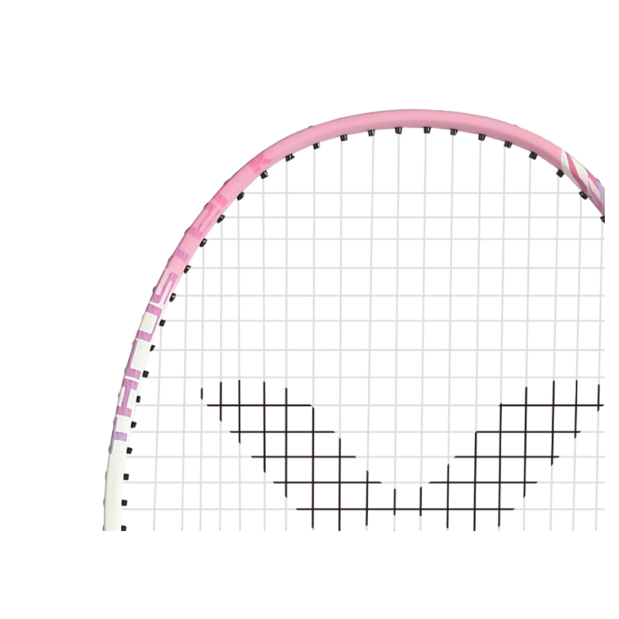 Victor Thruster K 817CL Strung Badminton Racket [Pink] - Lightweight Carbon Fiber Badminton Racquet with High Tension String for Professional & Recreational Players - Perfect for Tournaments, Training & Casual Play
