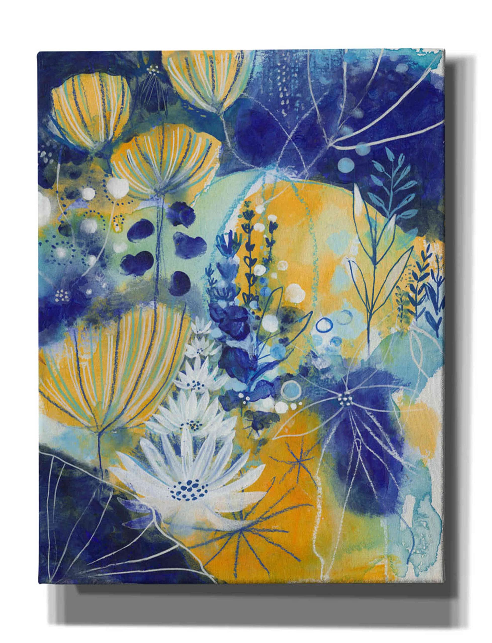 Epic Graffiti 'Summer Solstice' by Corina Capri - 26x34 Inch Giclee Canvas Wall Art Print - Modern Home Decor for Living Room, Bedroom & Office