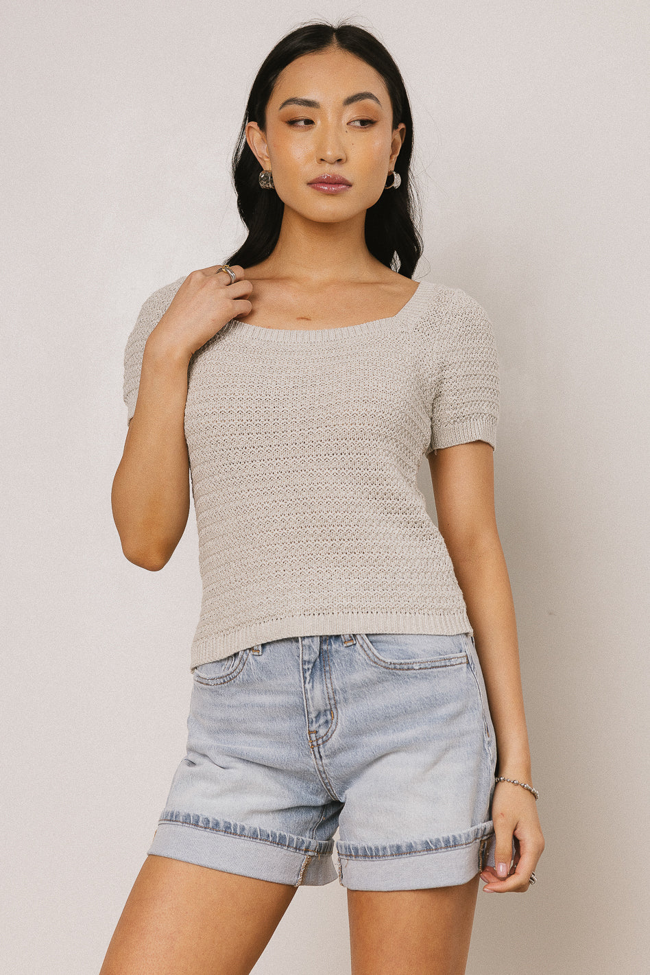 Premium Lewis Knit Sweater for Men - Soft Grey Winter Pullover | Cozy Casual Wear for Office, Dating & Weekend Outfits