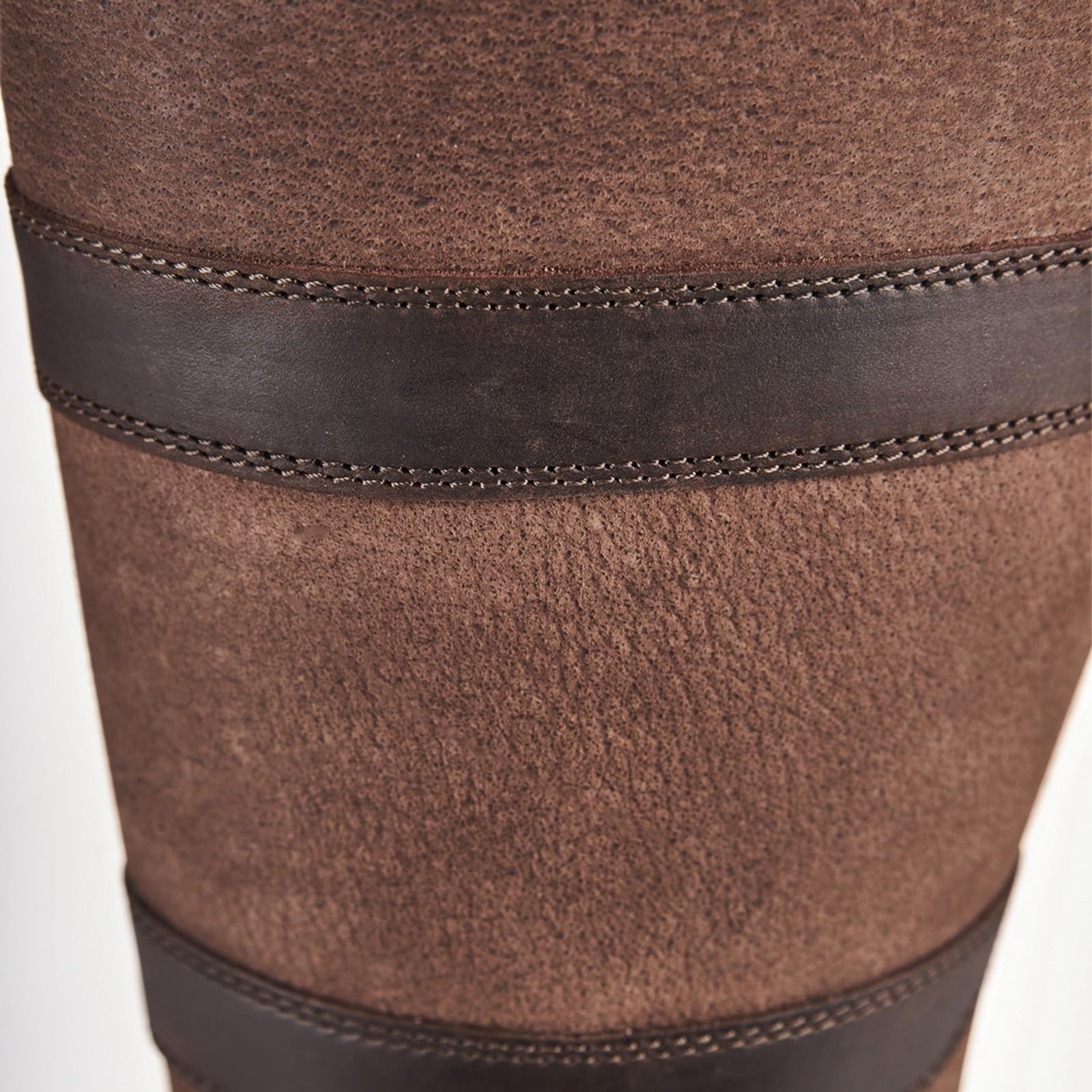 MORETTA BellaCountry Women's Knee High Country Boots with Zip - Brown Size 5 Regular | Western Fashion, Cowgirl Style, Rodeo & Everyday Wear