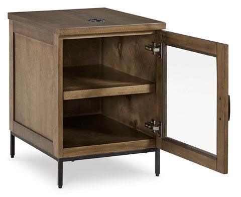 Torlanta Brown Chairside End Table T686 7 - Small Side Table for Living Room, Bedroom, Office - Perfect for Holding Lamps, Books & Drinks