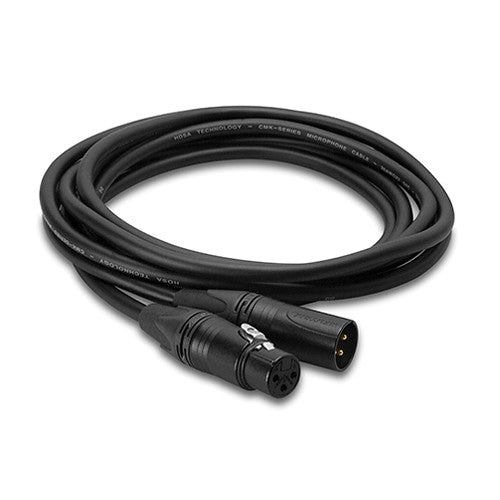 Hosa Technology 3 Pin XLR Male to 3 Pin XLR Female Balanced Microphone Cable - 20 Gauge, 15 Feet - Perfect for Studio Recording, Live Performances & Professional Audio Equipment