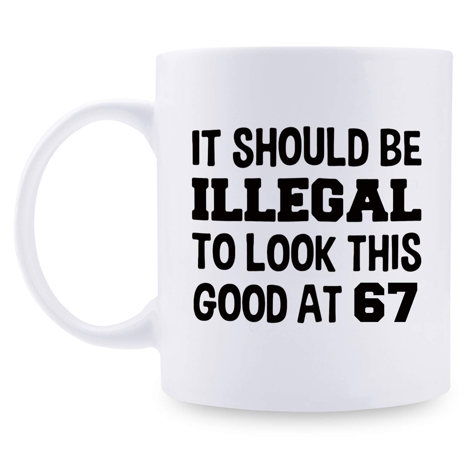 67th Birthday Gifts for Women 1952 - Funny 11oz Coffee Mug for Mom, Wife, Friend, Sister, Her, Colleague | Perfect for Office Use, Home Decor & Special Occasions