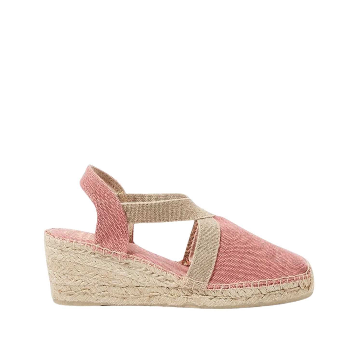 Women's Plain Canvas Wedge Espadrilles - Comfortable Summer Casual Shoes for Beach, Vacation & Everyday Wear | Terra V