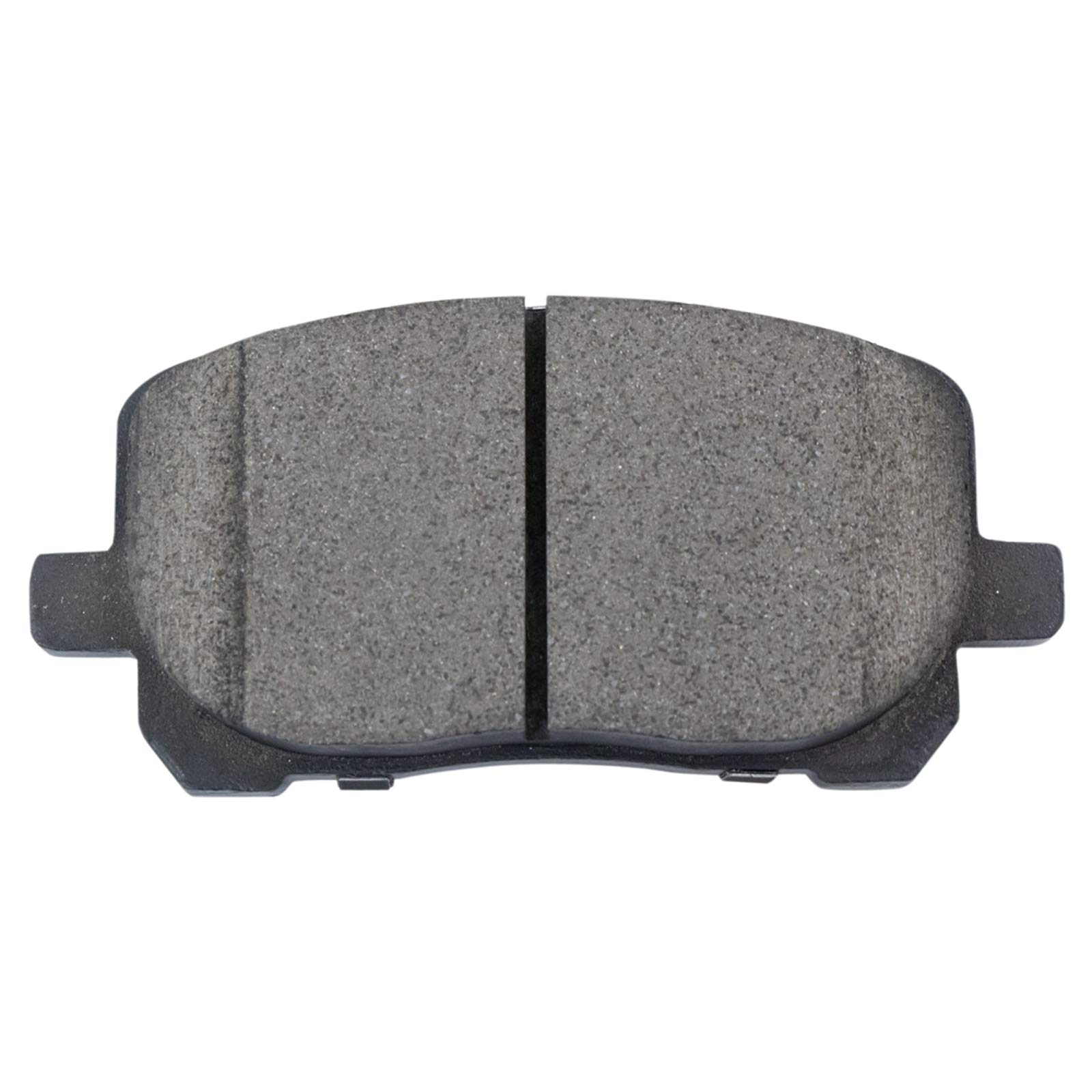 TRQ Front Performance Brake Pad & Rotor Kit - Ceramic Premium G-Coated Brake Caliper Set for 2003-2008 Pontiac Vibe, Toyota Corolla & Matrix | Smooth Stopping Power for City Driving & Highway Commutes