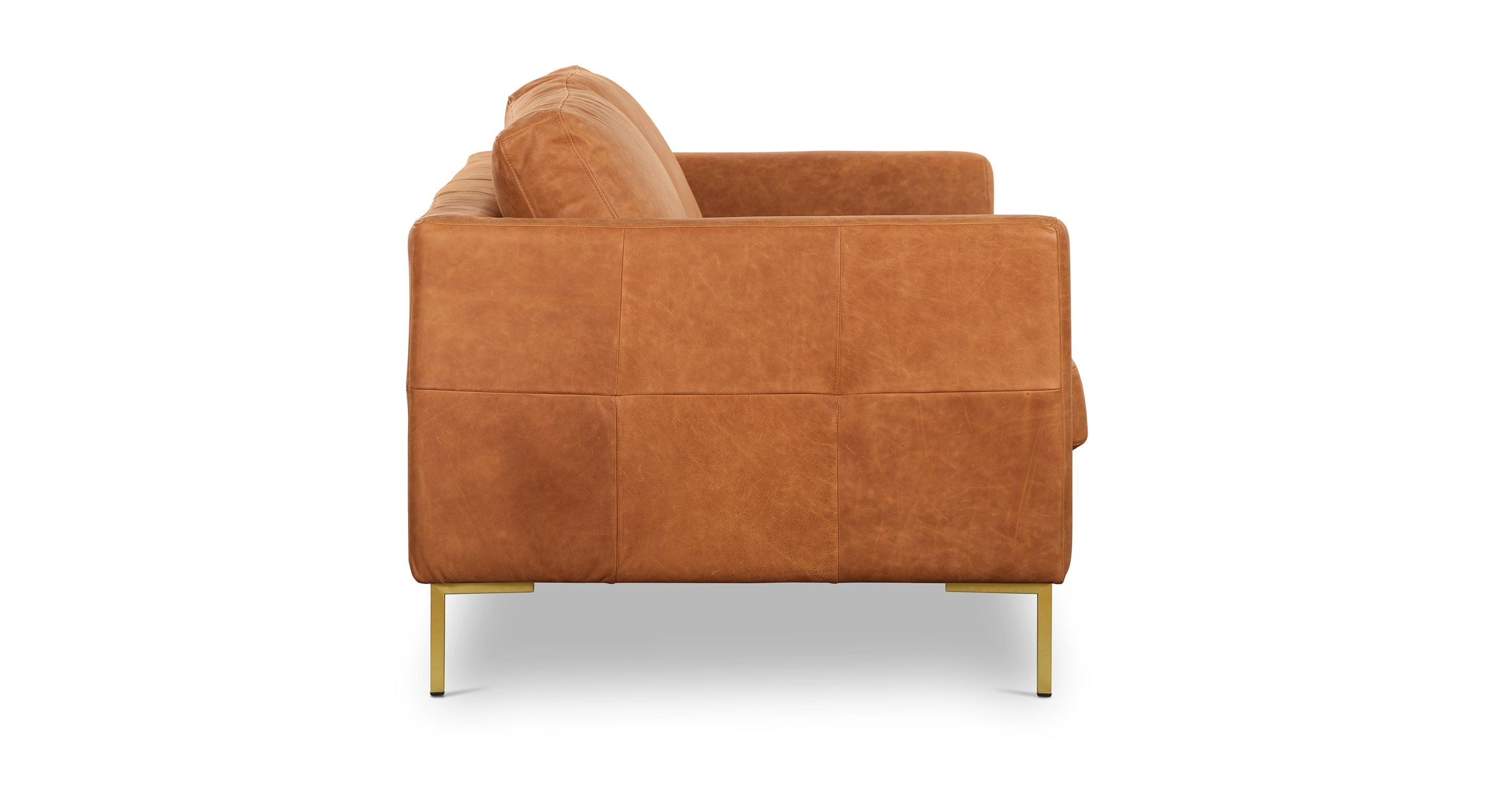Modern 3-Seater Apartment Sofa - Calle 75 Collection | Comfortable Fabric Couch for Small Spaces | Perfect for Living Rooms, Studios & Lofts