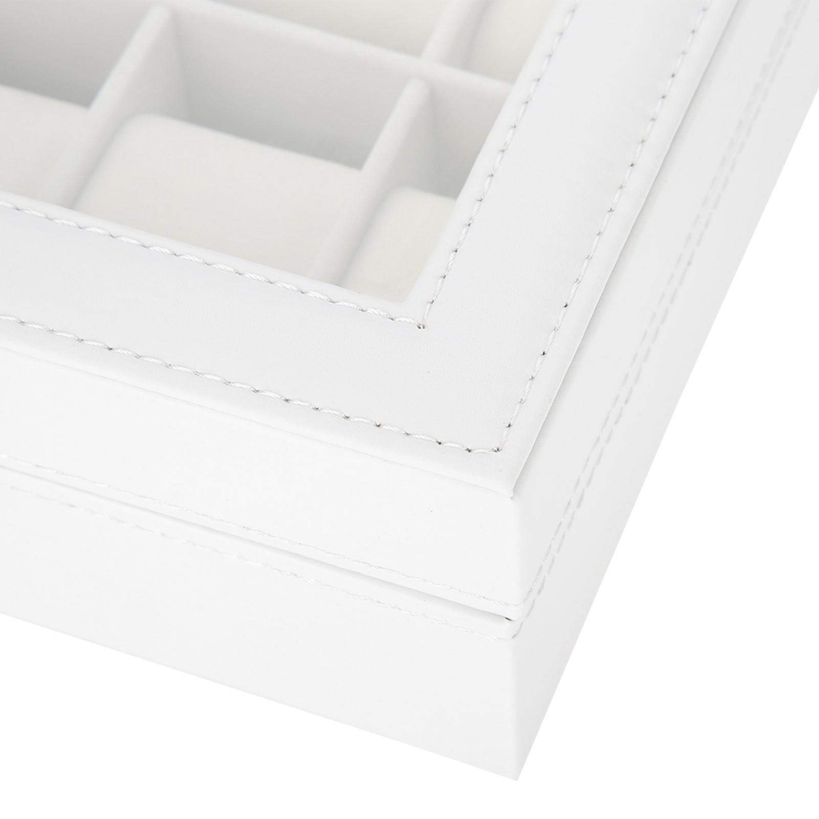 Premium 12-Slot Watch Organizer Box - 33x23x12cm Portable Watch Storage Case with Soft Foam Pillows & Anti-Dust Design | Perfect for Watch Collectors, Travel & Jewelry Display