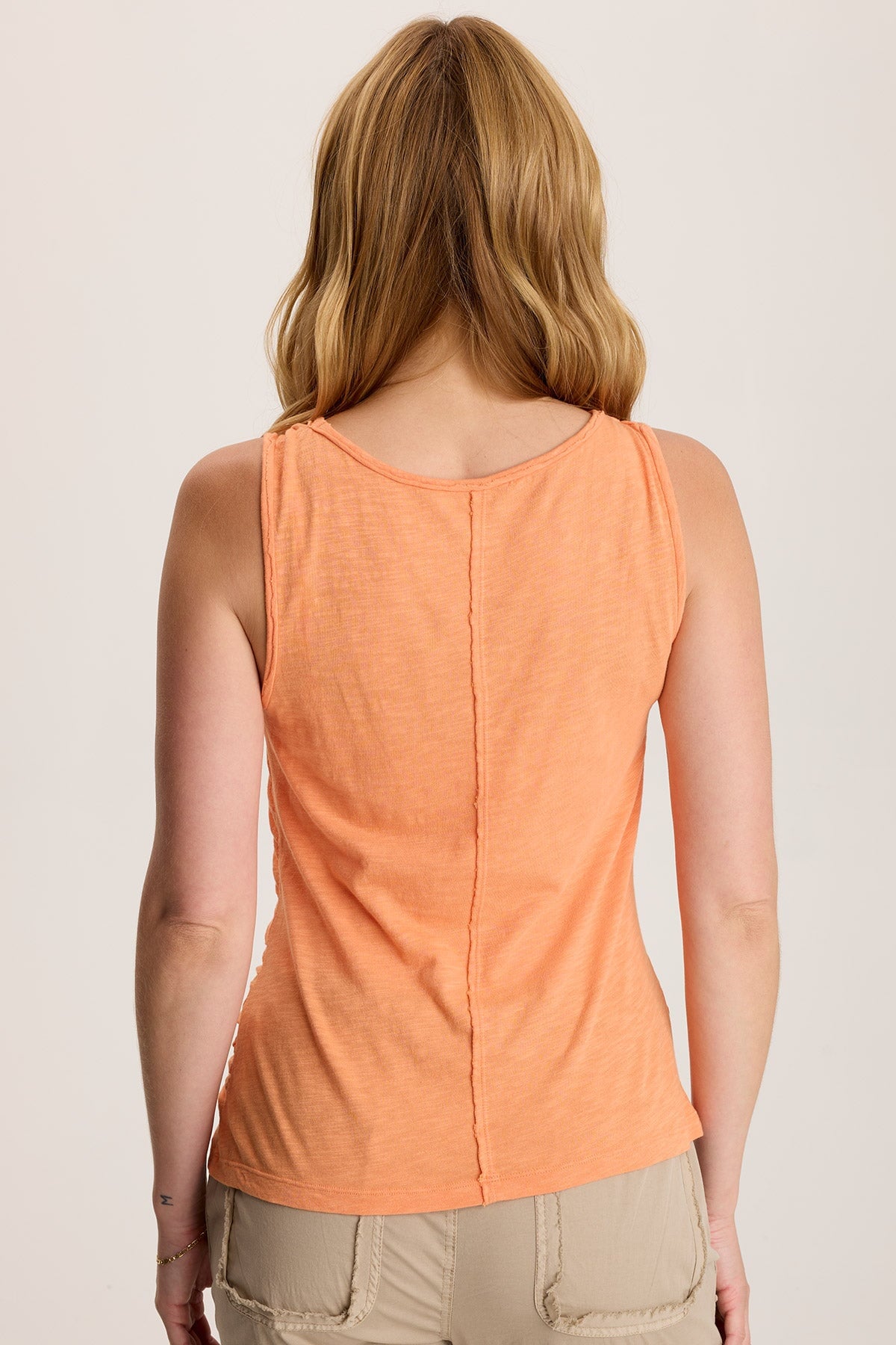 Sherwin Women's Scoop Neck Cinchable Tank Top - Adjustable Strap Summer Casual T-Shirt for Yoga, Beach & Everyday Wear