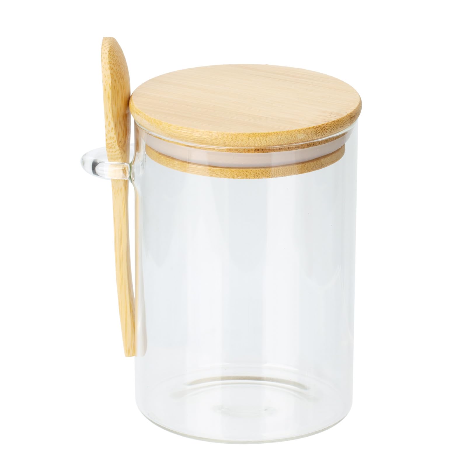 17oz Glass Food Storage Containers with Airtight Lids - Clear Pantry Jars for Coffee, Tea, Cereal, Flour, Sugar & Dry Goods | Ideal for Kitchen Organization & Bulk Food Storage