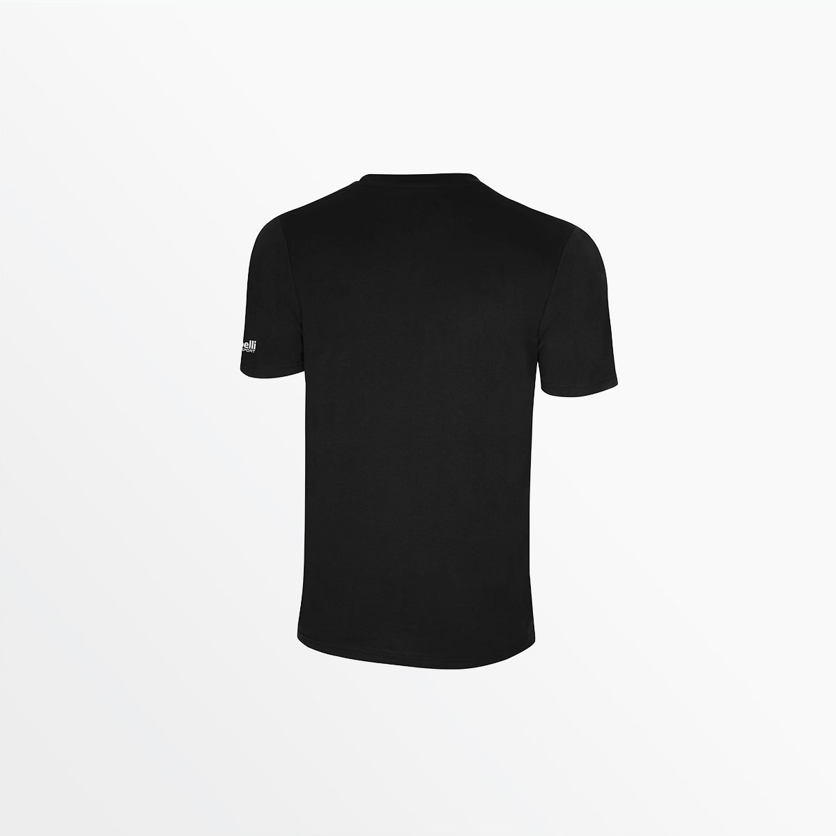 Premium Men's Basic T-Shirt with Sleeve Logo - Soft Cotton Crew Neck Tee for Casual Wear, Gym & Everyday Outfits