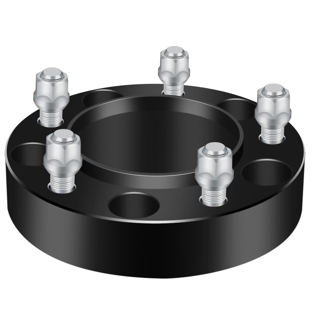 AINTIER 4X 1.5 Inch 5x150mm to 5x150mm 14x1.5 Hubcentric Wheel Spacers - 5 Lug Fit for Toyota Land Cruiser, Sequoia & Tundra - Enhance Off-Road Performance & Stance