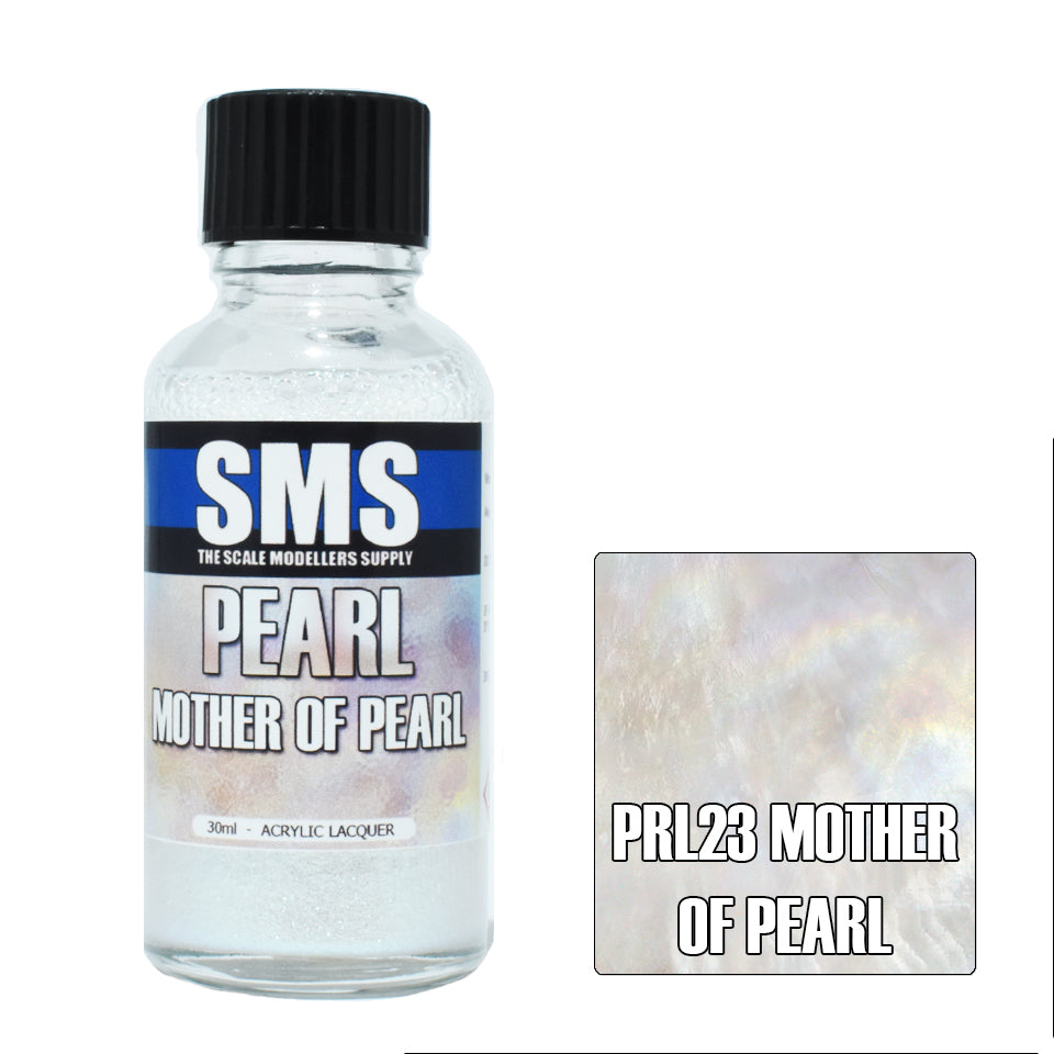 30ML Pearl Mother of Pearl Acrylic Lacquer Airbrush Paint - Premium Metallic Finish for Model Kits, DIY Crafts & Automotive Customization