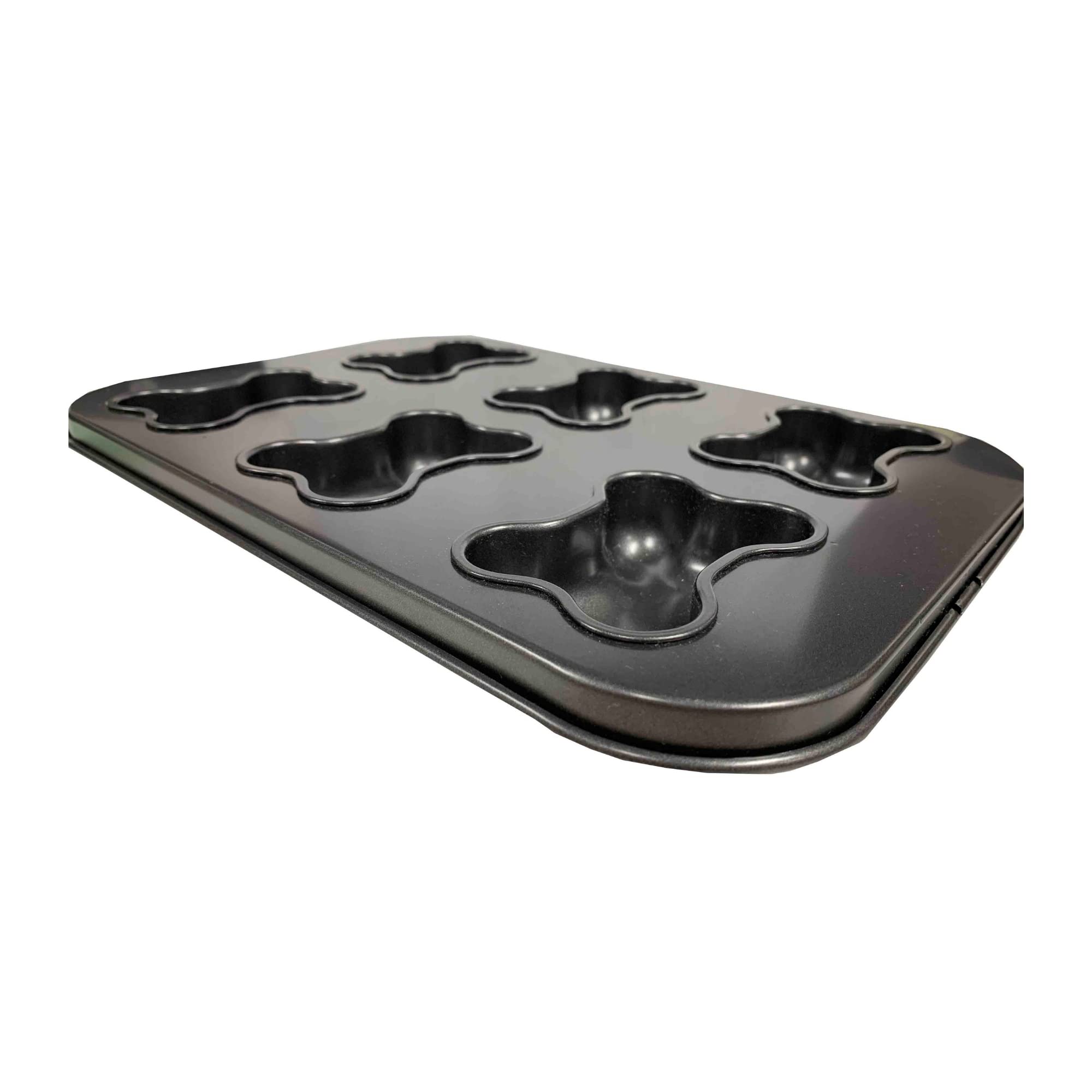 Midlee Nonstick Bone-Shaped Cupcake Pan - Perfect for Halloween, Dog-Themed Parties & Baking Fun Treats