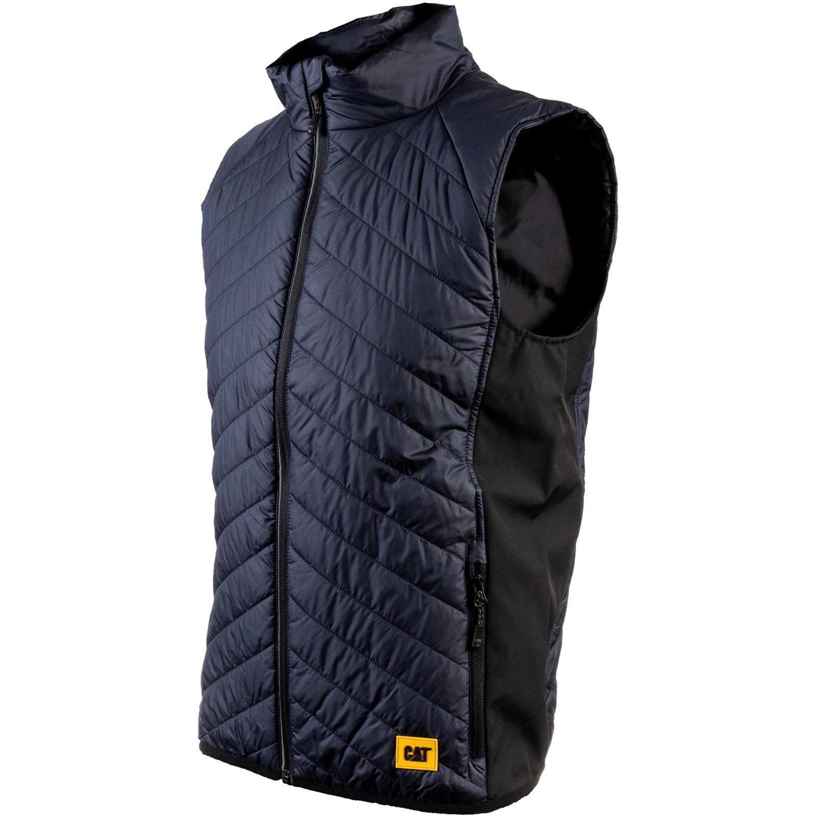 Caterpillar Men's Hybrid Insulated Body Warmer Vest - Lightweight & Warm for Outdoor Work, Hiking & Winter Activities