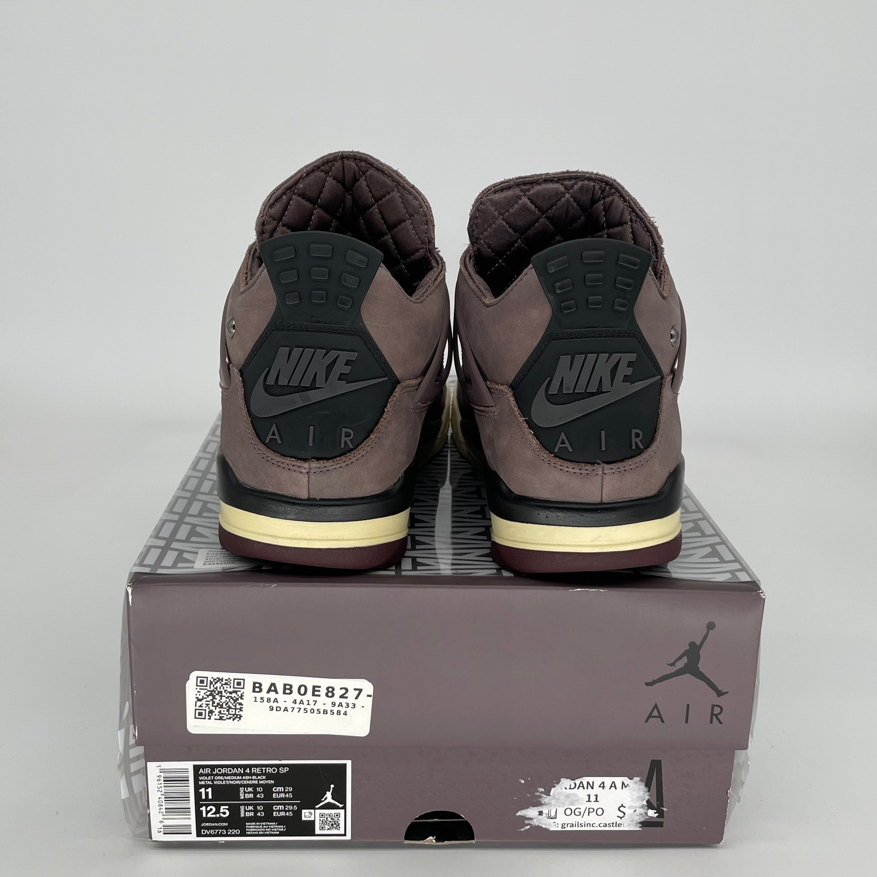 AIR JORDAN 1 Retro High OG A Ma Maniére Violet Ore Sneakers - Men's Size 11 (DV6773-220) - Limited Edition Basketball Shoes for Streetwear & Sneaker Collectors