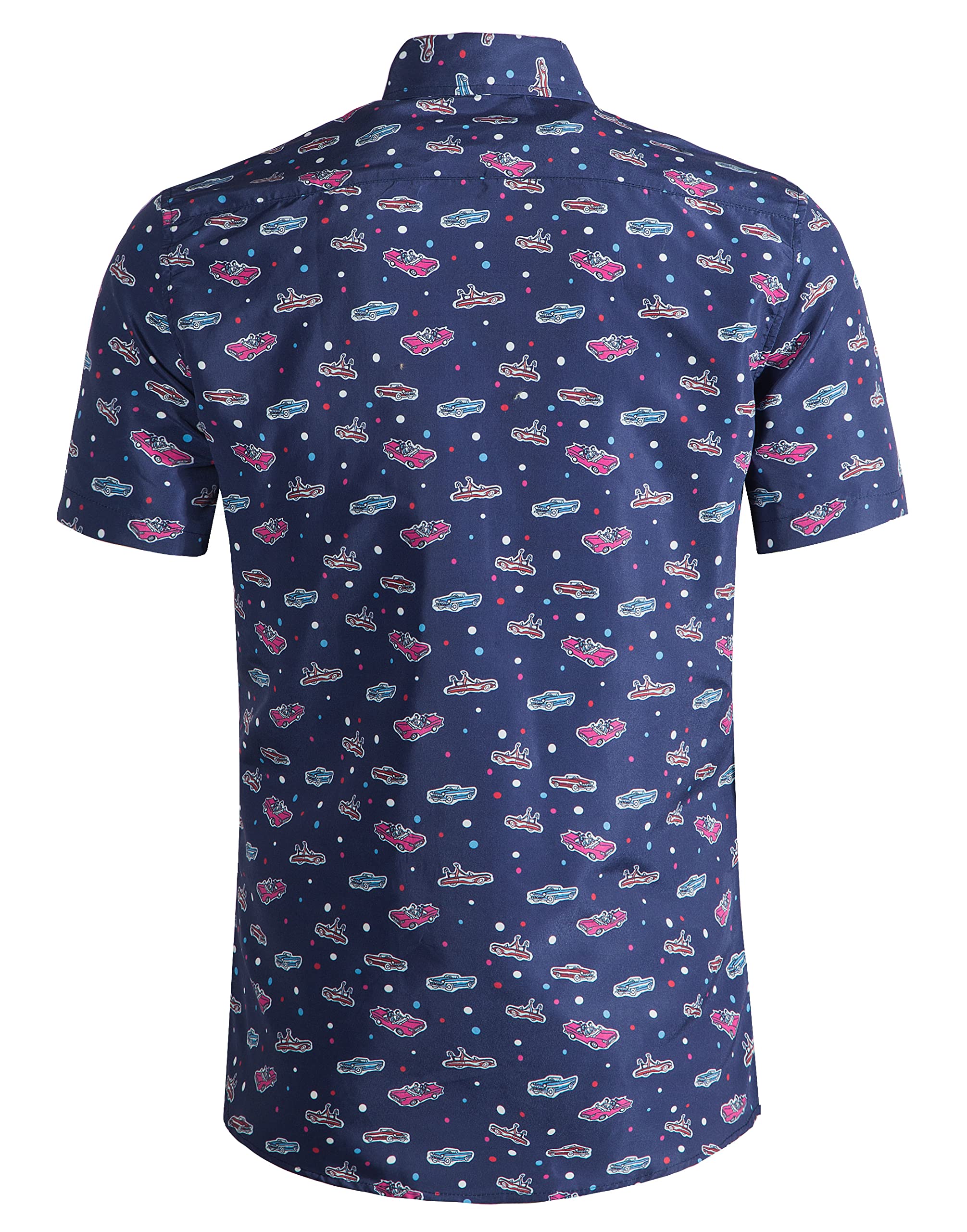 Stylish Men's Short Sleeve Button Down Shirts - Breathable Casual Printed Dress Shirts for Summer | Perfect for Office, Beach & Outdoor Activities