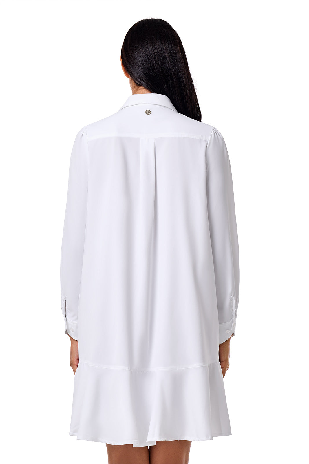Women's Castaneda Shirt Dress - Elegant White Button Down Tunic Dress for Casual & Office Wear | Perfect for Spring & Summer Outfits