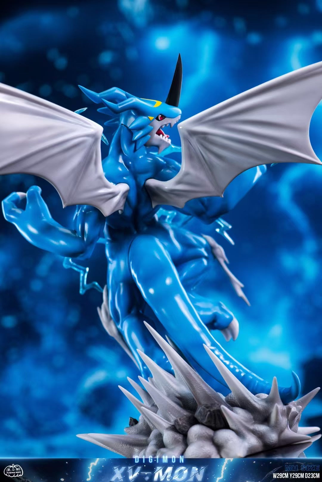 ExVeemon Digimon Action Figure - V-Dramon Collectible Model for Anime Fans | Perfect for Display, Gifts, and Digimon Battles