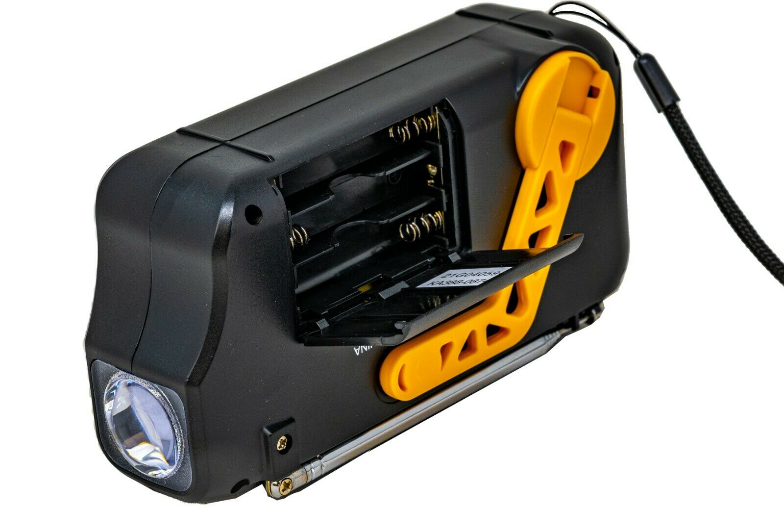 Kaito KA388 AM/FM NOAA Weather Alert Emergency Radio - Solar & Hand Crank Powered, Portable Survival Radio for Outdoor Camping, Hiking & Emergency Preparedness