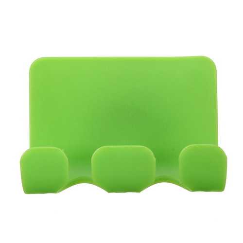 Boomray CC 758 Adhesive Cable Organizer - Multifunctional Desktop Cable Management Clip (Green) - Perfect for Home Office, Computer Desk & TV Wire Organization