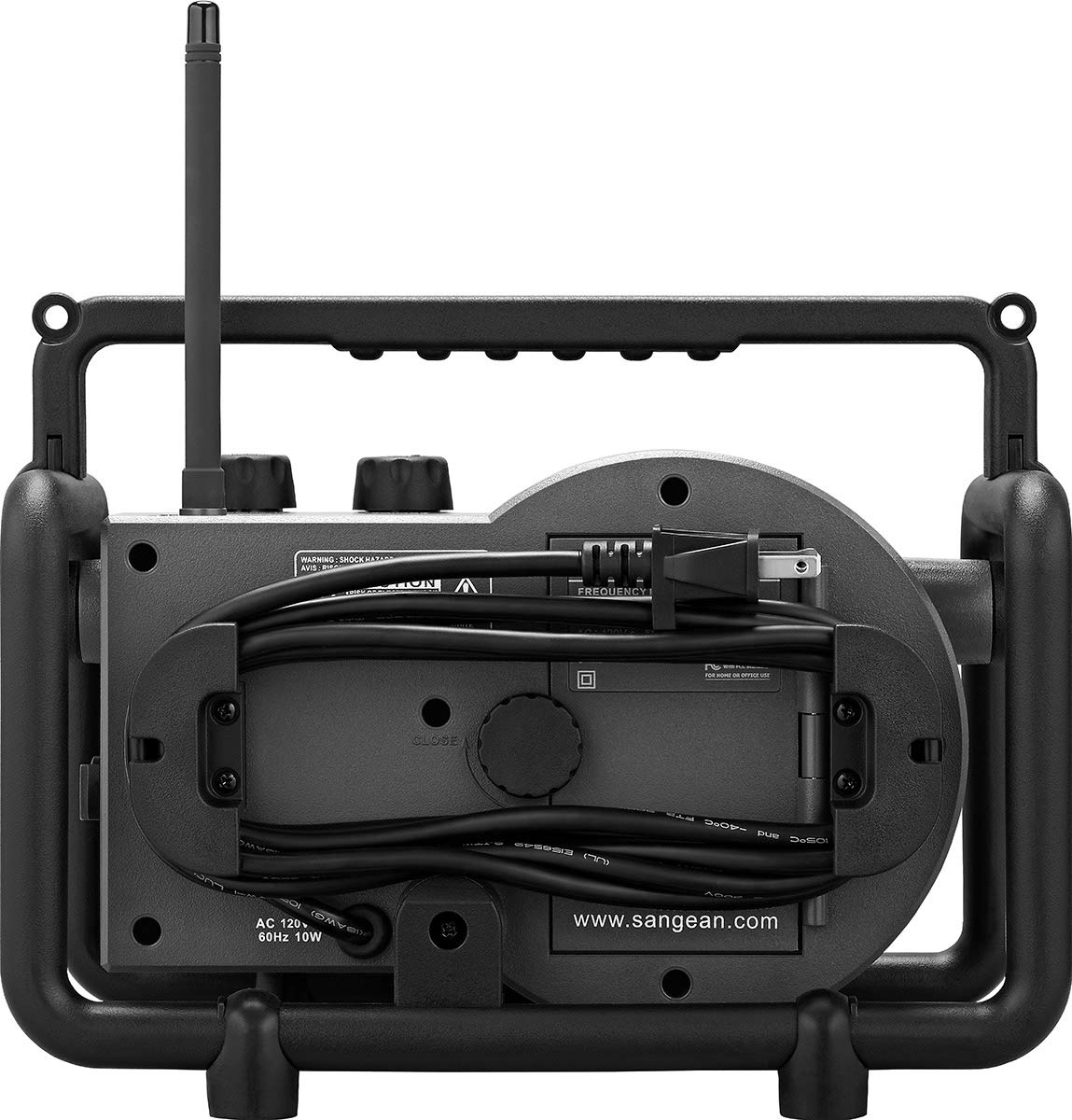 SANGEAN SG-102 Compact AM/FM Ultra Rugged Radio Receiver - Portable Weatherproof Outdoor Radio for Camping, Hiking & Emergency Preparedness