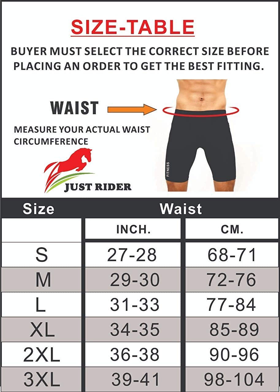 JUST RIDER Women's High-Waisted Workout Running Compression Shorts - Moisture Wicking & Breathable for Gym, Yoga, and Outdoor Activities