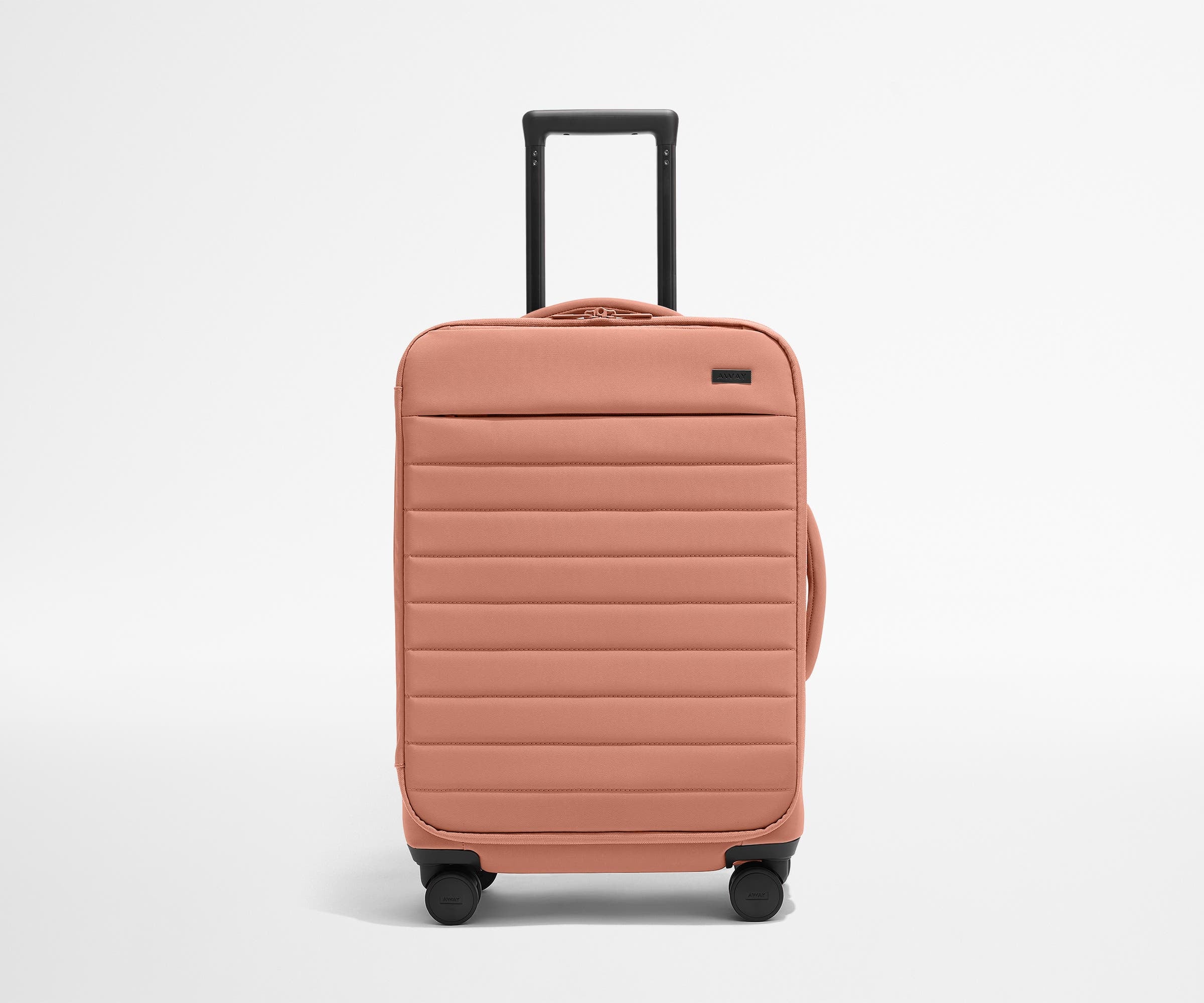 Softside Bigger Carry On Luggage - Lightweight Expandable Spinner Suitcase for Travel, Business Trips & Weekend Getaways