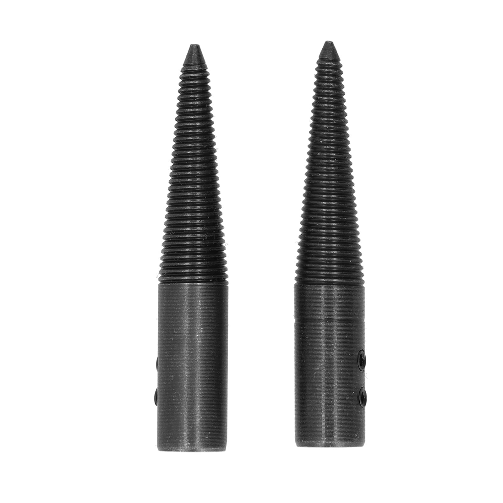 6PCs Tapered Spindle Adapter Set - Steel Threaded Spindles for Bench Buffer & Grinder (3