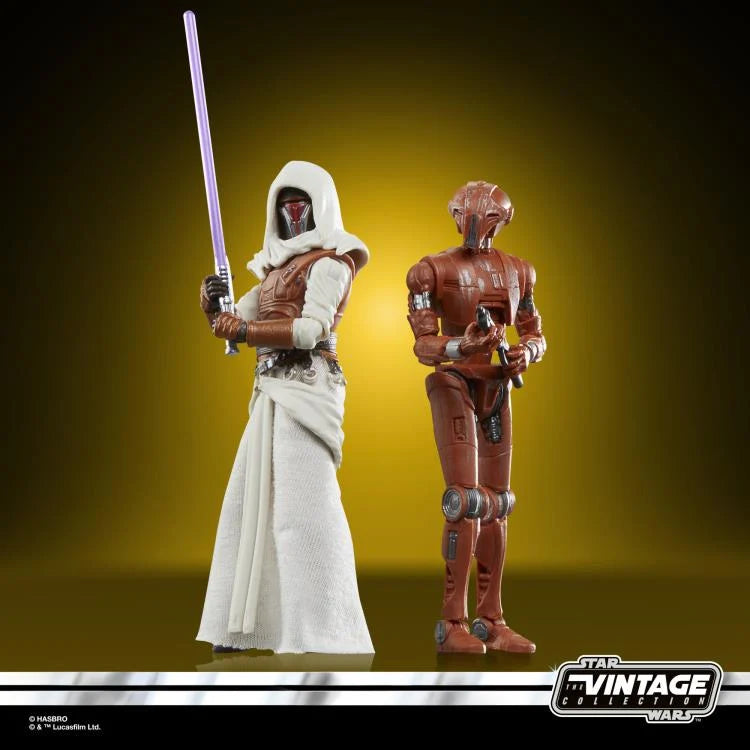 Star Wars Vintage Collection Jedi Knight Revan & HK-47 Action Figure 2-Pack | Galaxy of Heroes | Perfect for Collectors & Display