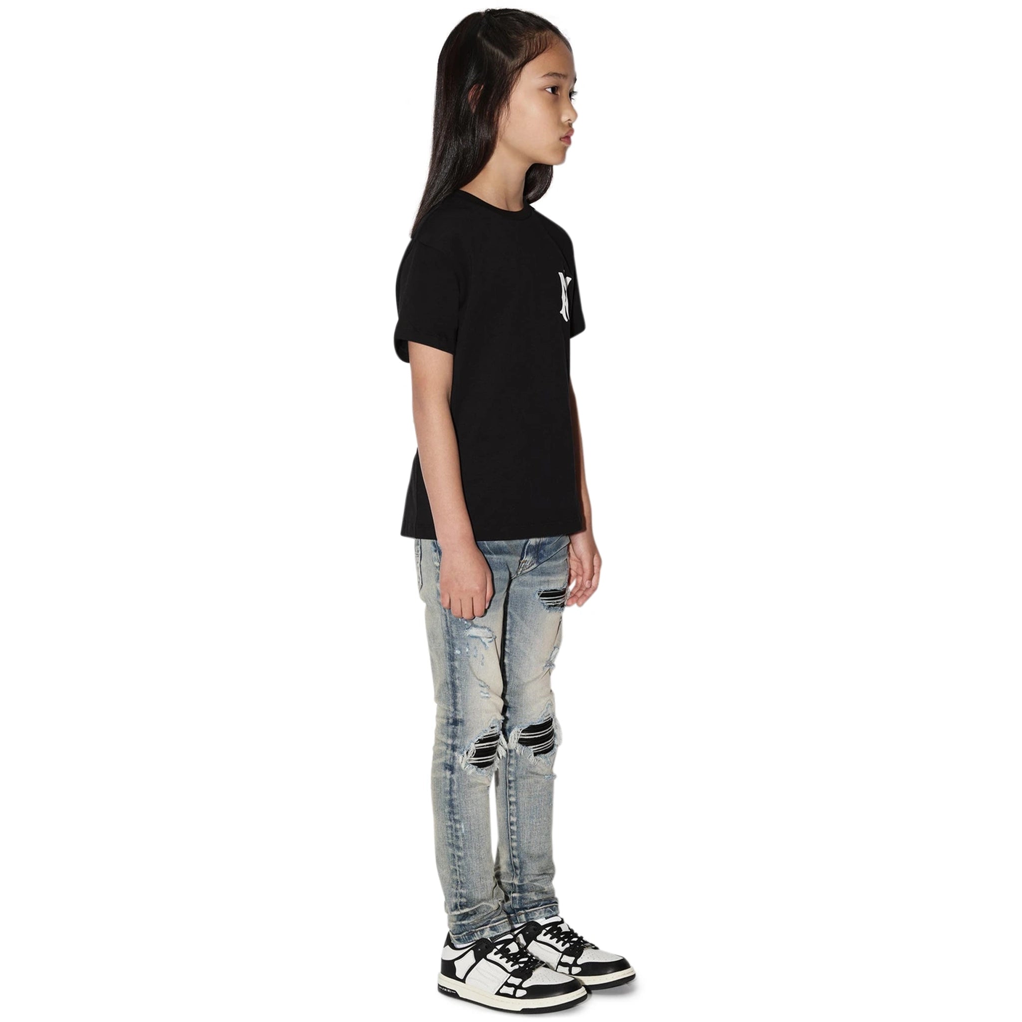 Amiri Kids MA Black T-Shirt for Boys & Girls - Stylish Graphic Tee for Casual Wear, School & Outings