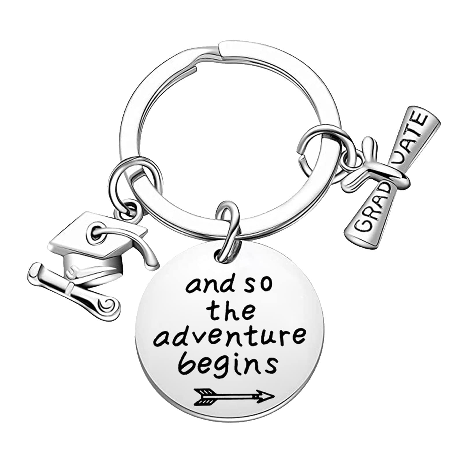 2022 Graduation Keychain - Bachelor Cap & Certificate Design, Perfect Graduation Gift for Students, JE-153 - Ideal for Commencement, Party Favors & Keepsakes