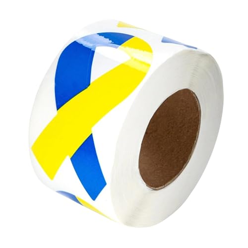 Blue & Yellow Ribbon