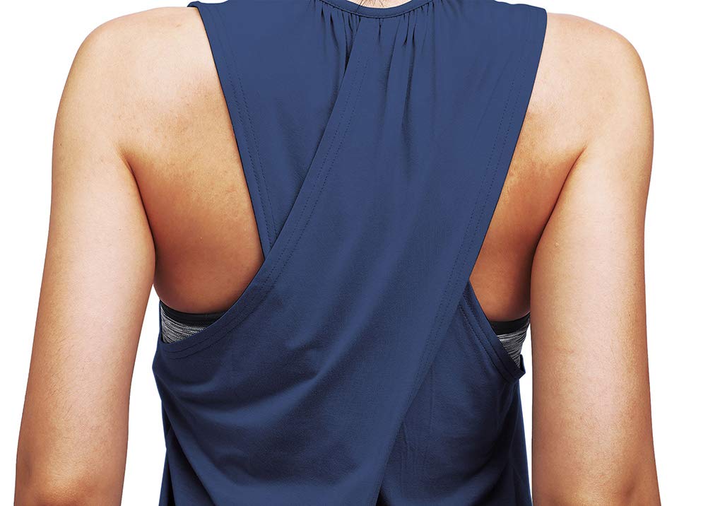Women's Workout Tops - Mippo Yoga Athletic Tank Tops for Gym, Running & Summer Fitness | Breathable & Comfortable Activewear for Yoga, Pilates & Cardio