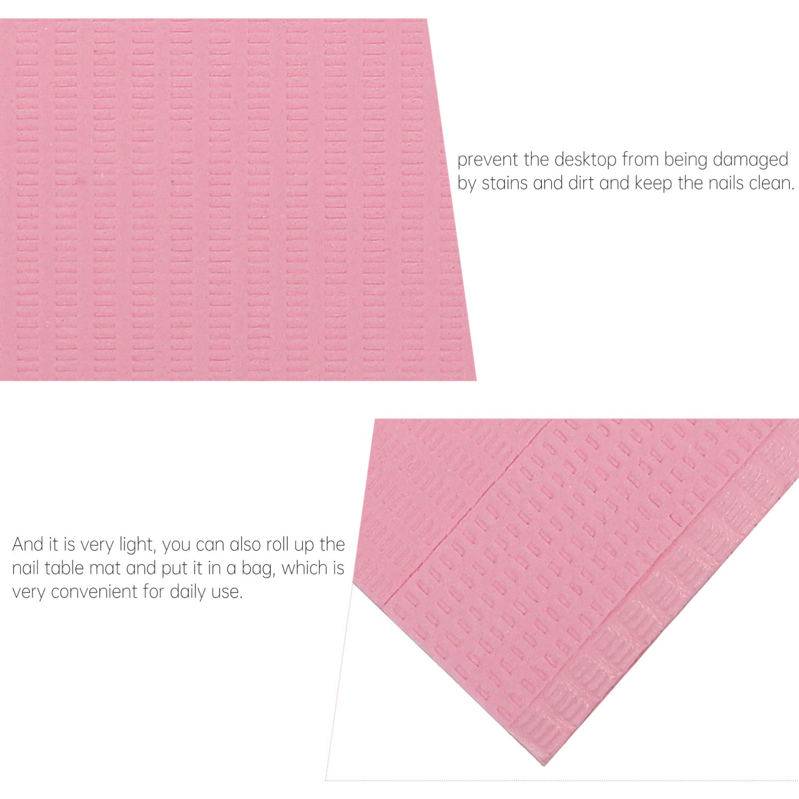 Professional Nail Art Table Mat - Non-Slip Manicure Desk Protector for Nail Practice & Design | Waterproof, Durable Nail Art Tools Mat | Perfect for Salon, Home & Travel Use