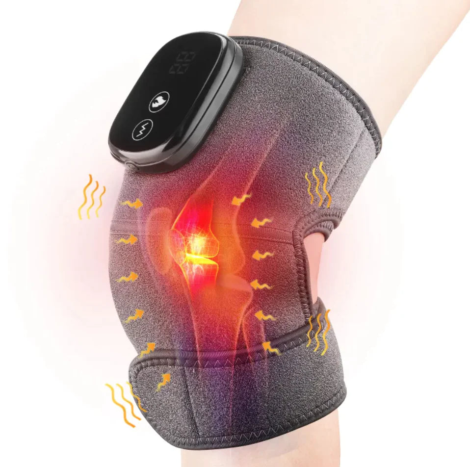 Electric Heating Knee Pads for Pain Relief - Rechargeable Moxibustion Therapy Knee Warmers for Arthritis, Joint Pain & Muscle Recovery - Perfect for Home Use, Sports Recovery & Winter Warmth
